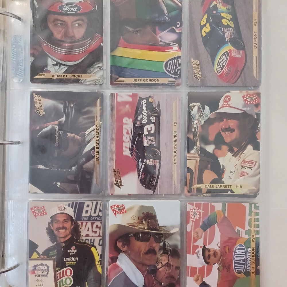 Vintage 1993 Action Packed NASCAR Card Lot